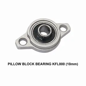 EELIC PBB-KFL000 Pillow block bearing cnc 3D printer diameter 10mm bantalan flange