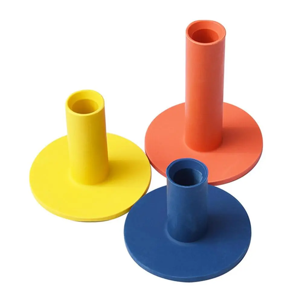 3Pcs Rubber Golf Tee Elastic Golf Ball Holder for Golf Hitting Mat Putting Swing Training Driving Range Practice Mat Backyard