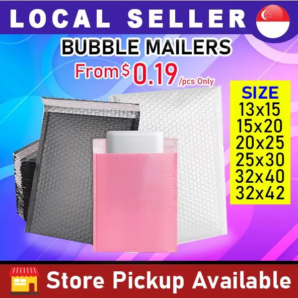 [SG] ⭐CHEAPEST⭐ Bubble Polymailer | Bubble Envelope | Bubble Mailer  | Padded Envelope
