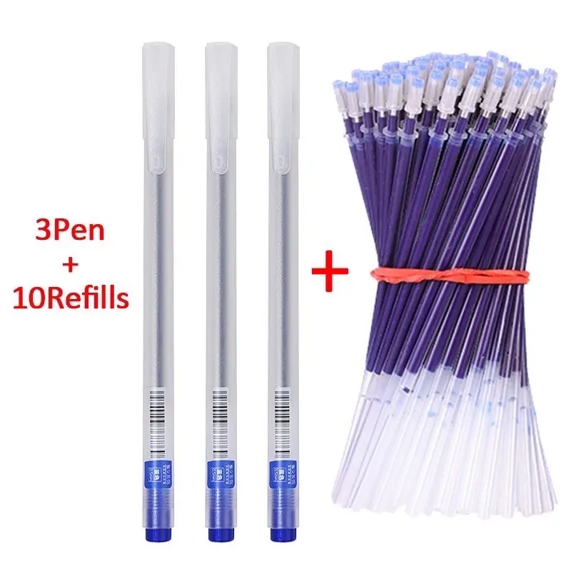Combo 3 bút gel và 10 ngòi bút thay thế - Ngòi 0.5mm 5