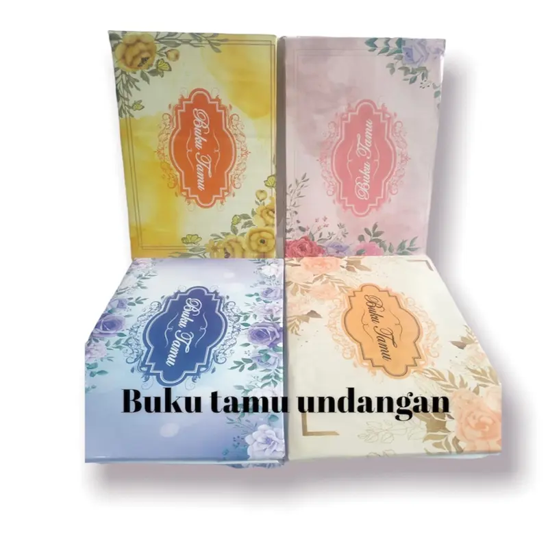 Buku tamu undangan 1 pcs murah isi 250 tamu undangan Foto Paper 1
