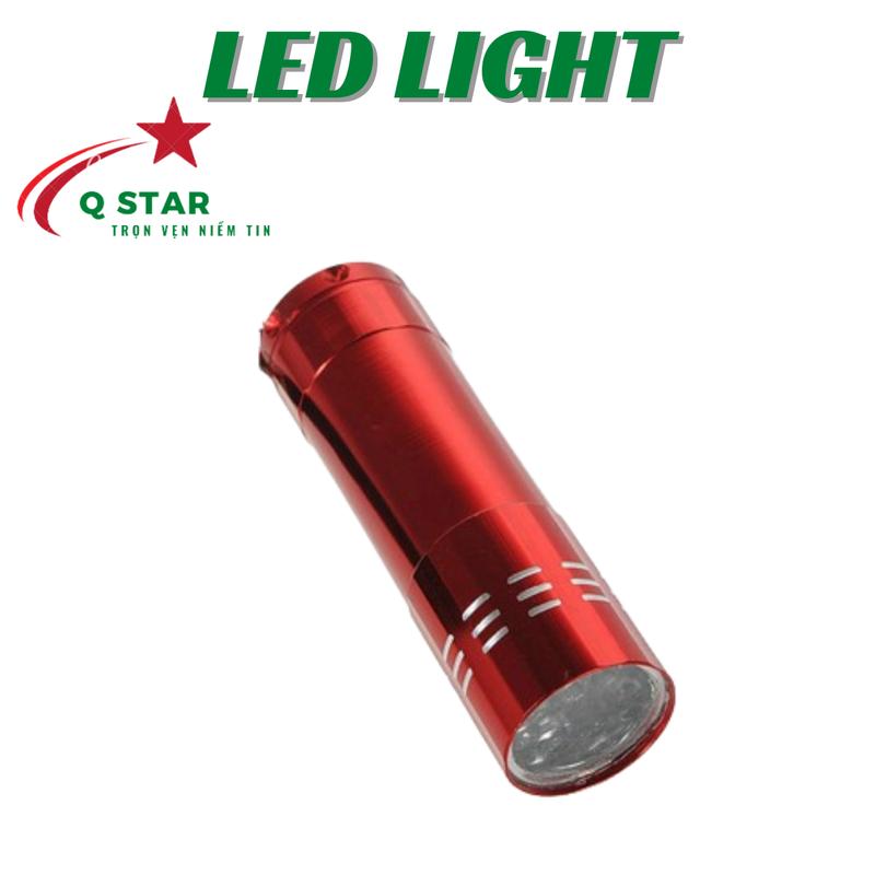 Product Introduction of Led Light Đèn Pin Mini 9 Bóng Led Thiết Kế Kim Loại Sử Dụng Pin AA Có Đi Kèm 3 Pin 8