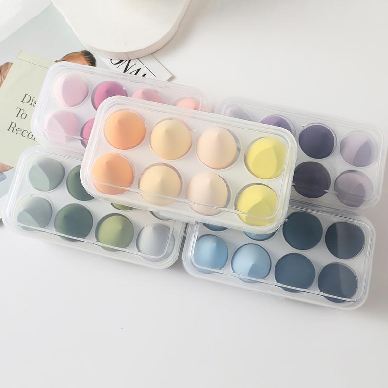 Product Introduction of 14PCs velvet powder puff & makeup sponge set-skin-friendly, dual-use wet/dry blenders for flawless foundation application 23