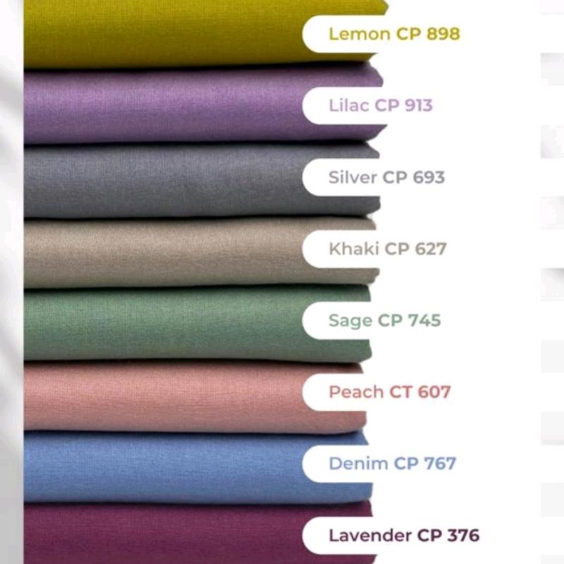 Kain Katun Rayon Viscose 0,5meter bahan halus lembut pakaian 5