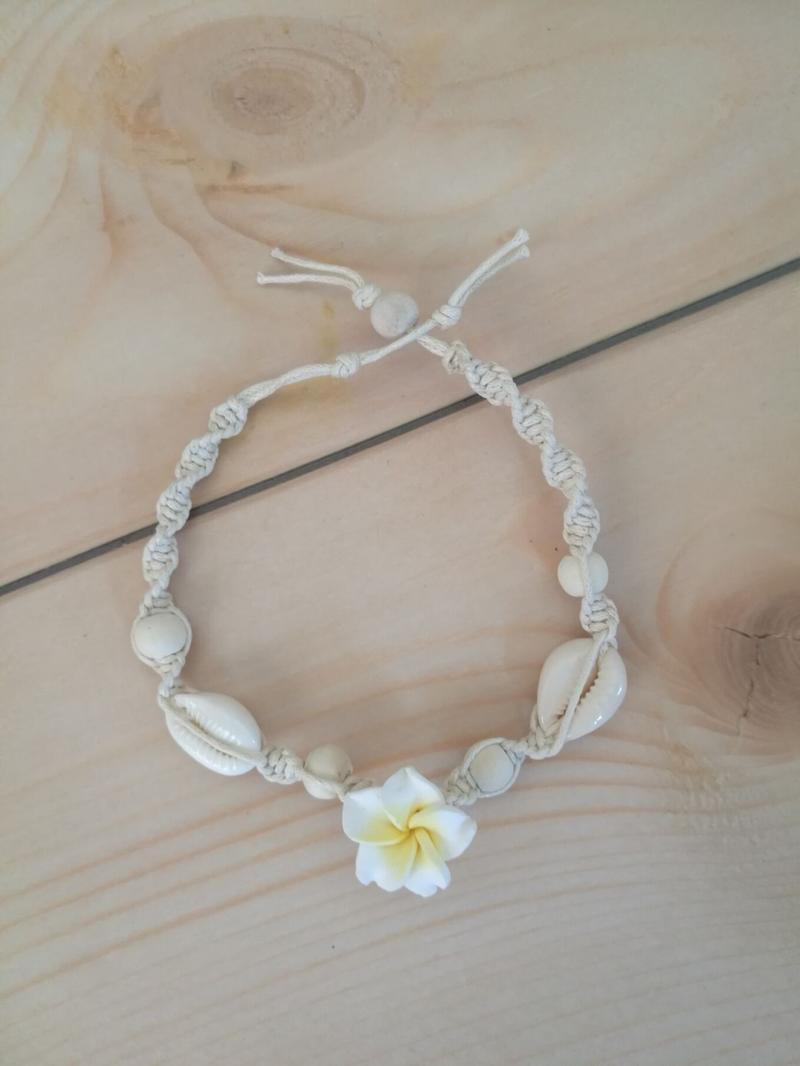 Product Introduction of Lắc Chân Bohemian, Dệt Tay, Đồ Gốm Mềm, Thiết Kế Hoa Và Vỏ Sò Biển, Thích Hợp Để Đồ Trang Trí Chân, Hàng Mới Về, Lý Tưởng Để Đi Biển Women Voi Kiềng trang  sức  cổ  trang fine  jewelry lắc  chân  chỉ  đỏ anklets lắc  chân  titan  không  gỉ 3