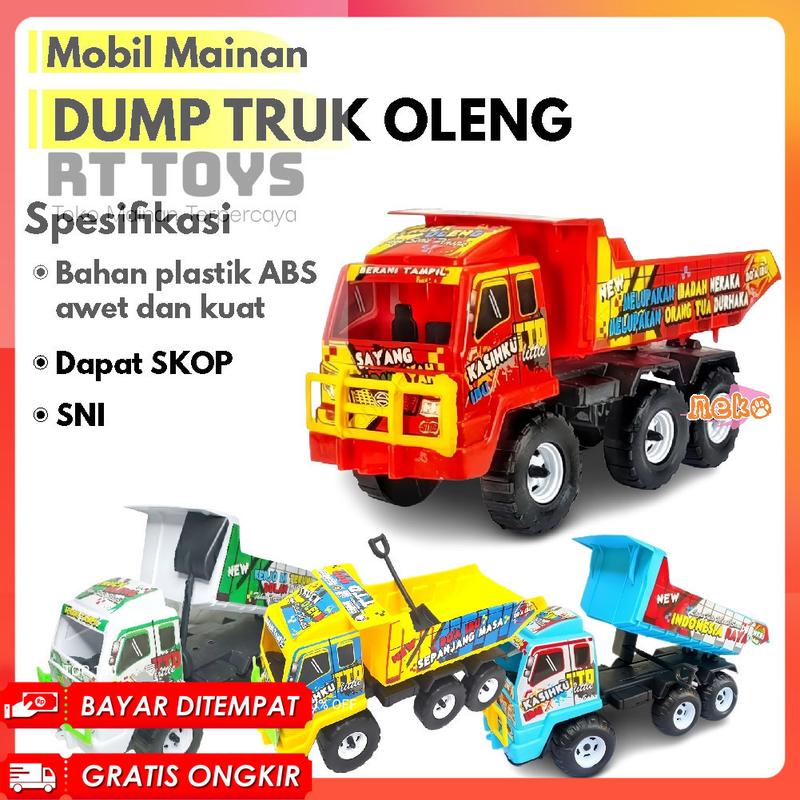 RT-MAINAN DUMP TRUK PREMIUM BISA JOMPLANG, TRUK KARAKTER TTD OLENG ...