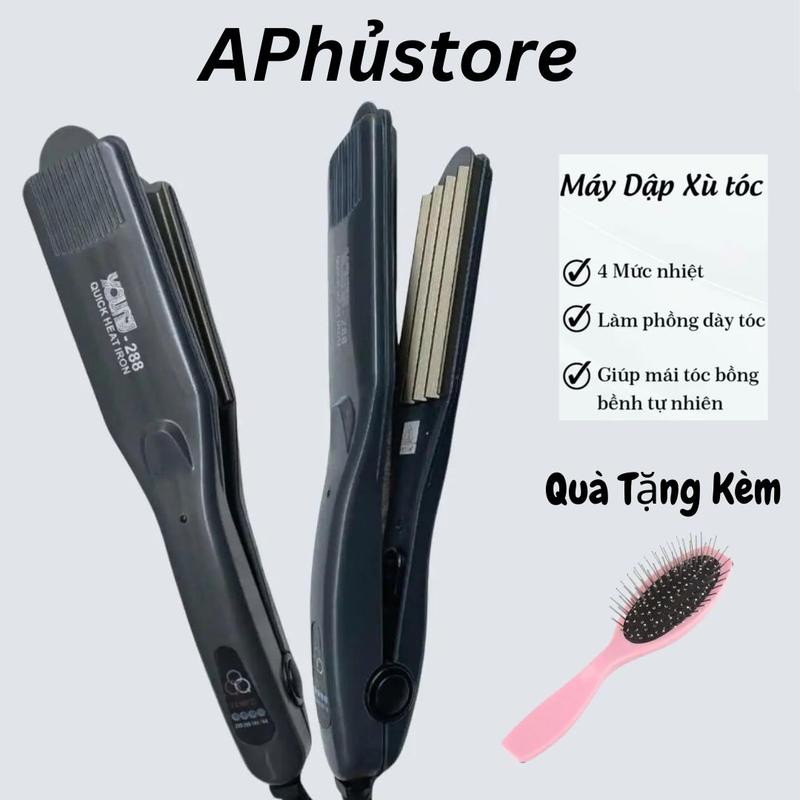 Máy Dập Xù Young 288 Gali Bấm Xù Làm Phồng Bấm Phồng Chân Tóc Bản To Salon