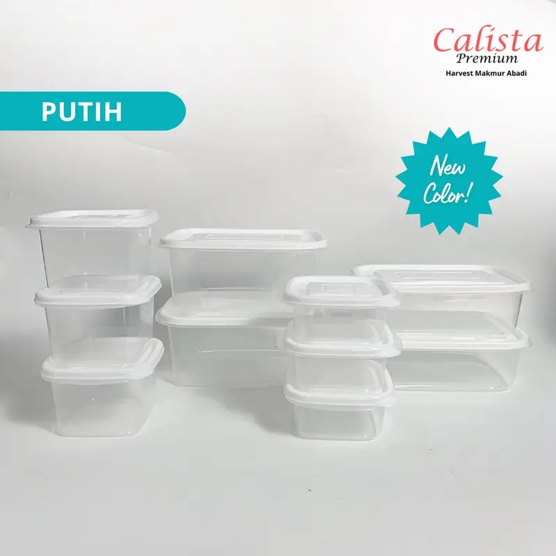CALISTA OITA TOPLES SET FOOD CONTAINER SET ISI 10 PCS BOX ORGANIZER KULKAS SET PENYIMPANAN MAKANAN Plastic 2