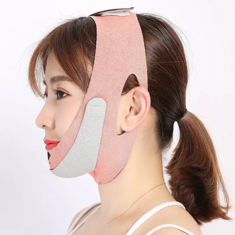 Đai Nâng Cơ Mặt Cao Cấp Bằng Vải Mềm Mịn Thoáng Khí, Dụng Cụ Định Hình Mặt Vline Skincare 7