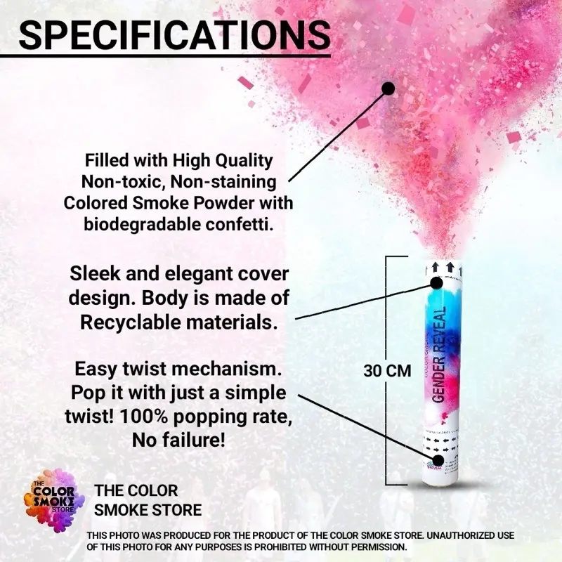 Gender Reveal Color Smoke with Confetti Party Poppers - TikTok Shop Philippines Gender Reveal Color Smoke with Confetti Party Poppers - TikTok Shop Philippines
