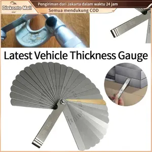(0.04-0.88mm) 32 Blades High Precision Feeler Gauge/Kit Pengukur Ketebalan Fuller Gauge