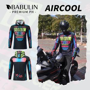 BABULIN AIRCOOL( Mesh) Motorcycle Jersey Long sleeve For Riding Breathable Cycling Shirt for Men