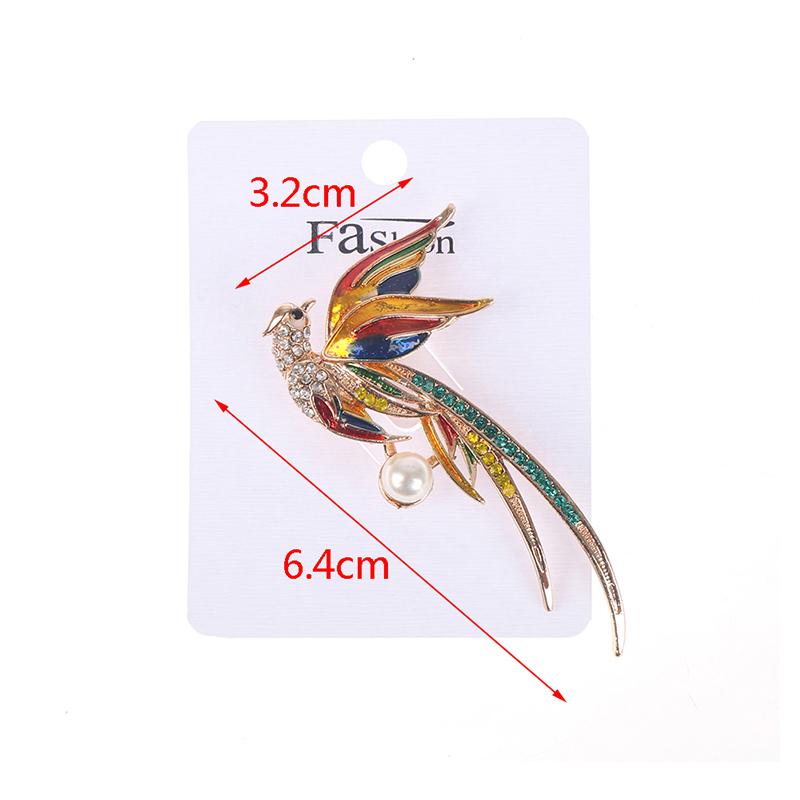 Trâm Cài Hình Chim Phượng Hoàng, Dành Cho Nữ, Thích Hợp Cho Tiệc Và Văn Phòng, Ghim Cài Áo, Quà Tặng Thời Trang 2
