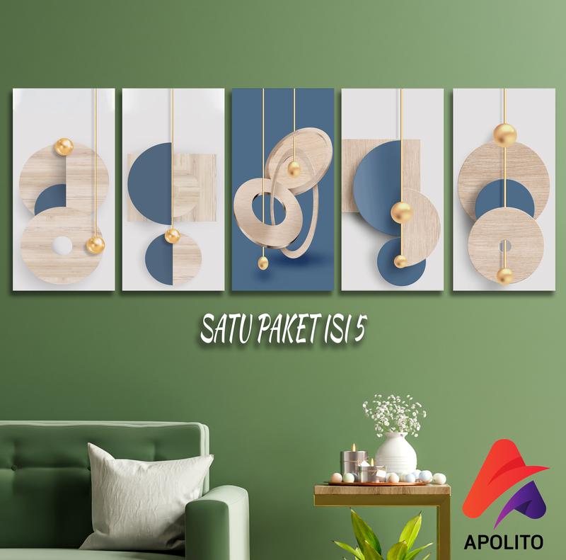 Product Introduction of SET HIASAN DINDING SET ISI 5 KAYU AESTHETIC PAJANGAN DINDING WALL DECOR (1 SET ISI 5) Dipasang di Dinding Satu Sisi DEKORASI DINDING ESTETIK ART Gantungan Paku 26