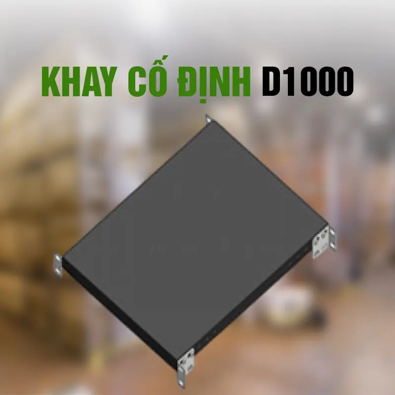 Khay cố định D1000 Kết cấu vững chắc, phù hợp tủ rack lớn