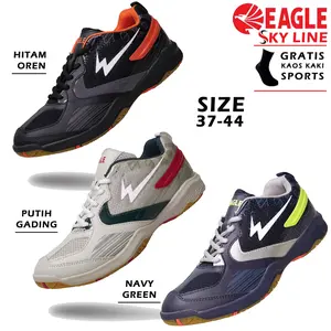 Sepatu Badminton Eagle Skyline Original Bonus Kaos Kaki+Masker