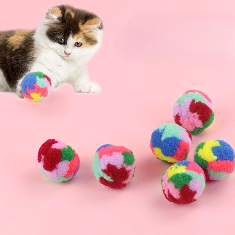 Fluffy Rattle Ball Cat Toy with Built-in Bell Interactive Po - TikTok ...