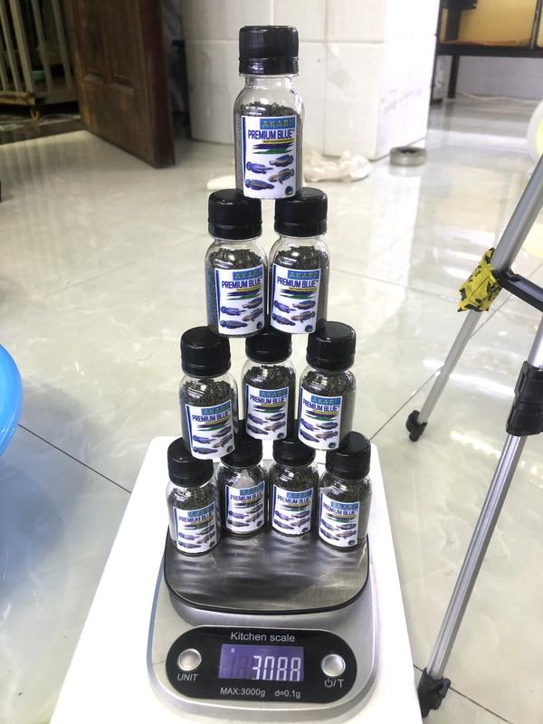 Cám Akari Blue | Dành cho lóc lạnh | Hỗ Trợ Sắc Tố Xanh Dương | Thức Ăn Cá Lóc 1
