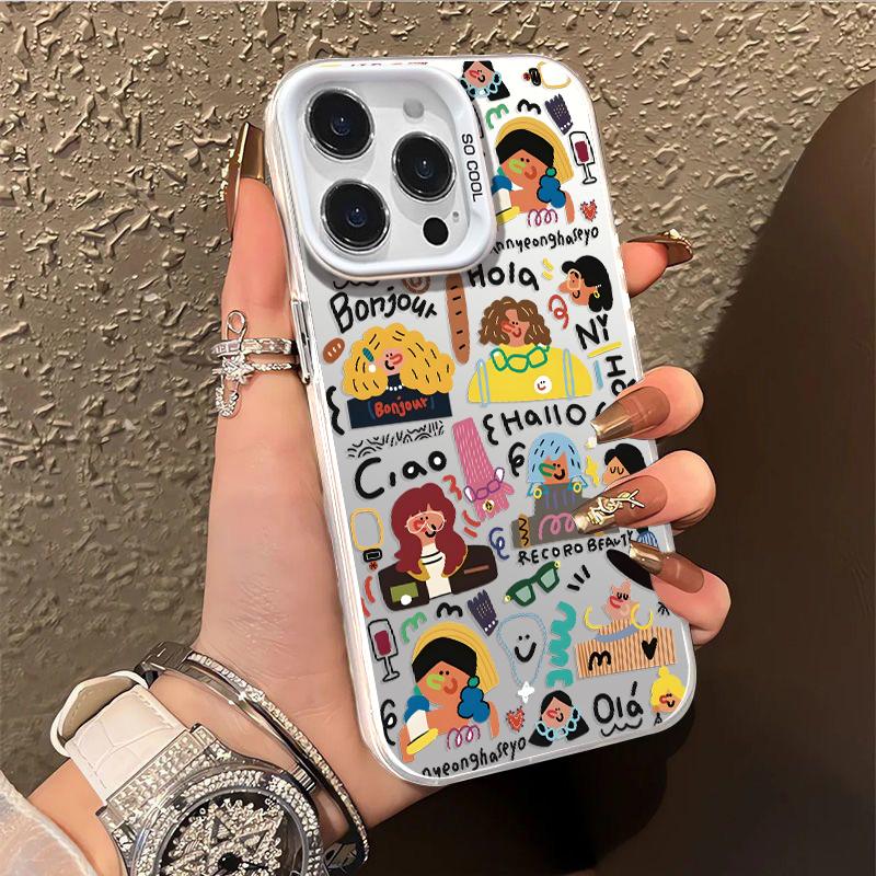 Casing Hp For SAMSUNG INFINIX Cover Hola Hallo Dengan Motif Yang Imut Gemoy Cute Baru Simple Dan Antislip Viral Case Hardcase CYK1376