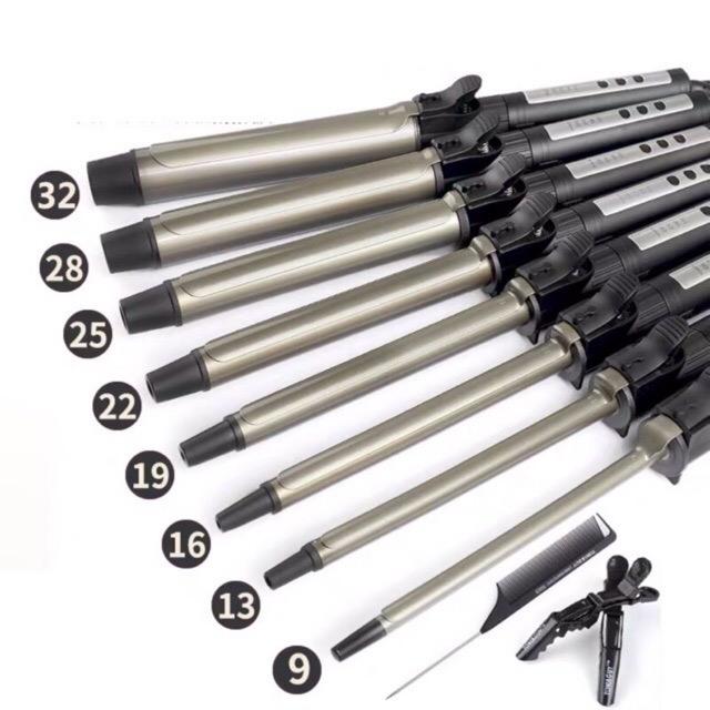 MÁY UỐN TÓC XOĂN TRỤC XOAY 360 ĐỘ 918 TẶNG KÈM 1 LƯỢC VÀ 2 KẸP Duỗi Tóc Nữ