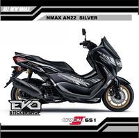Gambar STIKER ALL NEW NMAX HITAM CUTTING STICKER SILVER AN22 dari Evostickershop Kab. Sukoharjo 1 Tokopedia