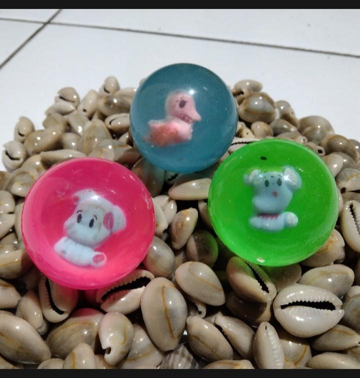 Mainan Bola Bekels Pull Set 10 biji kerang Asli Toys Hadiah