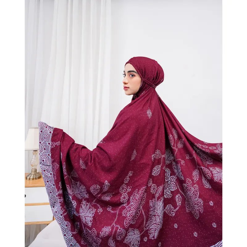 {Tameera} Mukena Batik Dewasa Premium Terbaru Rayon Adem 1