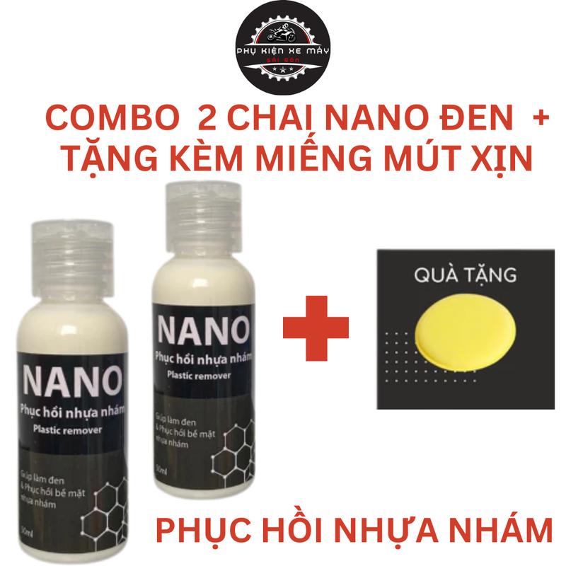 Chai dung dịch làm mới nhựa nhám và nhựa đen ô tô, xe máy cũ 50ml