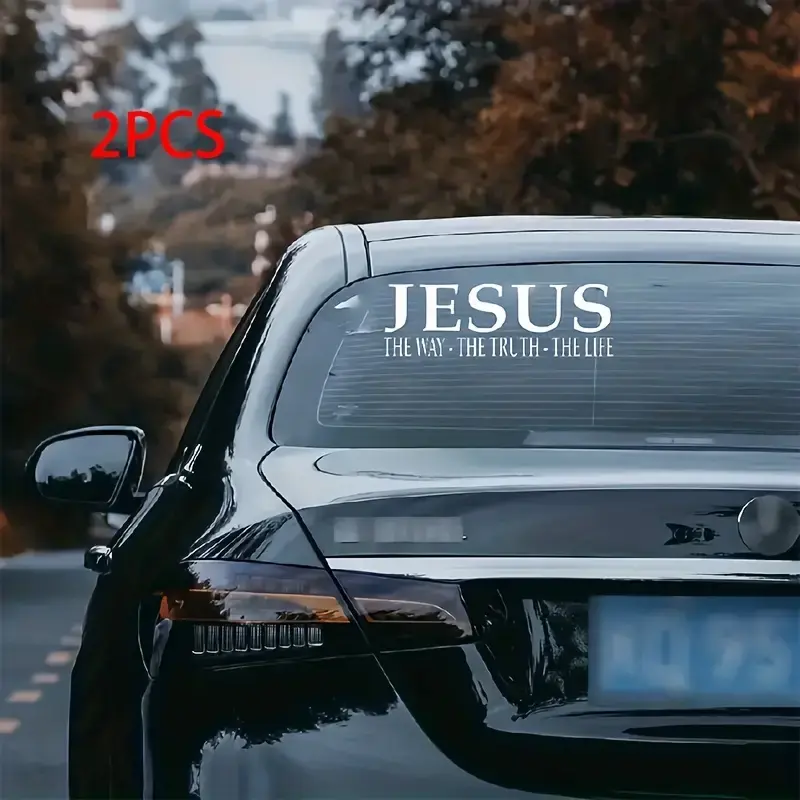 Jesus The Way The Truth The Life Christian Vinyl Decal Car Sticker 7