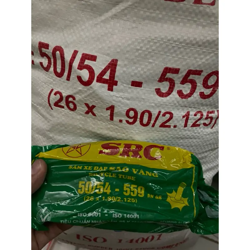 Lốp Vỏ săn ruột xe đạp địa hình cỡ 26x1.95 và 24x1.95 chính hãng SRC cao su Sao Vàng 8