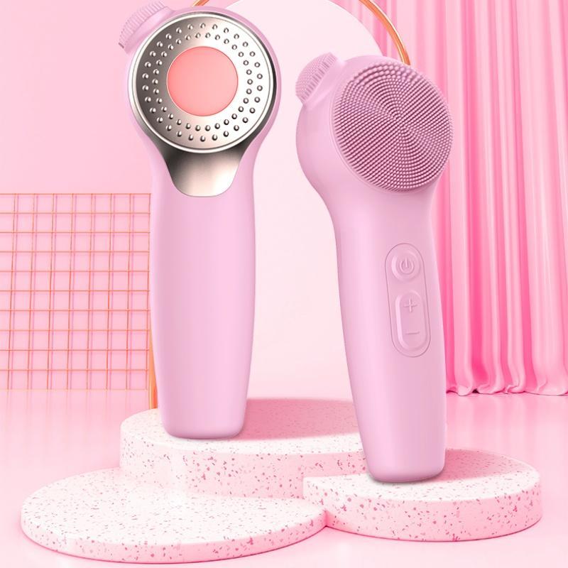 Rechargeable Silicone Facial Cleansing Brush, Multi-purpose IPX7 Waterproof Facial Brush, Facial Skin Care Tool for Women 6