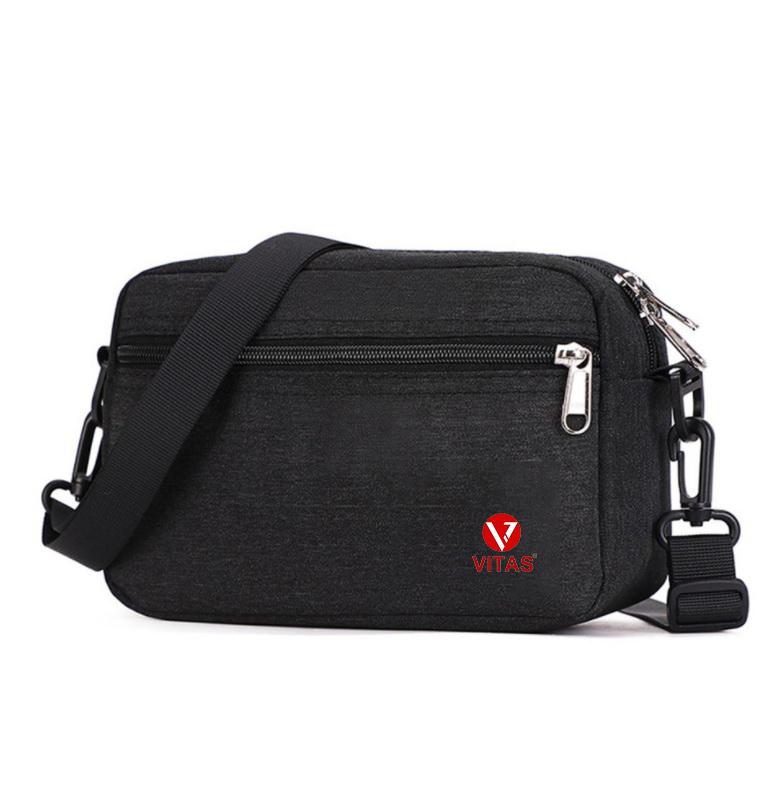  Túi Đeo Chéo nam nữ  Thời Trang VITAS - 0276  Bag Đeo Vai Nam Nữ Nhung Đồng 