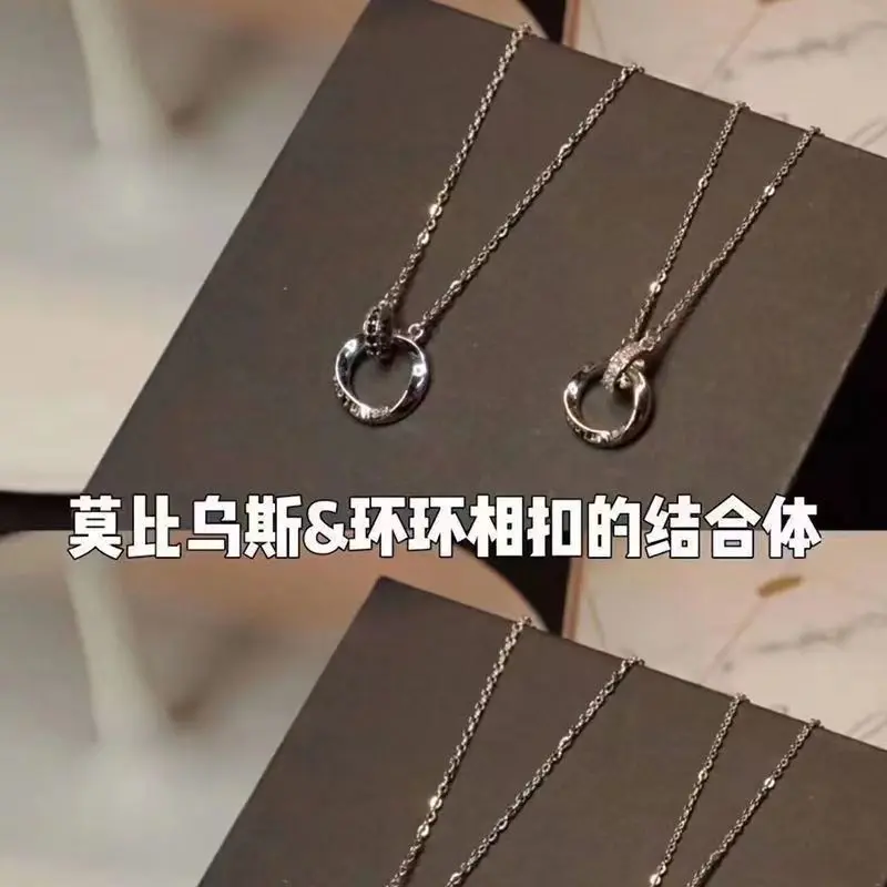 Vòng Cổ Lồng Vào Nhau Vòng Möbius, Dành Cho Phụ Nữ, Thiết Kế Cao Cấp Sang Trọng Giá Cả Phải Chăng, Dây Chuyền Xương Đòn Độc Đáo Vòng Cổ Cặp Đôi Và Bạn Thân, Năm 2025, Bán Chạy Tại Cửa Hàng 2