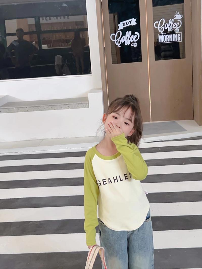 Product Introduction of [1488 Favorites] Girls' Stylish Long Sleeve Base Shirt Children's Spring and Autumn Fashion T-Shirt Baby Korean Style Top Autumn Outfit Girl Trend 8