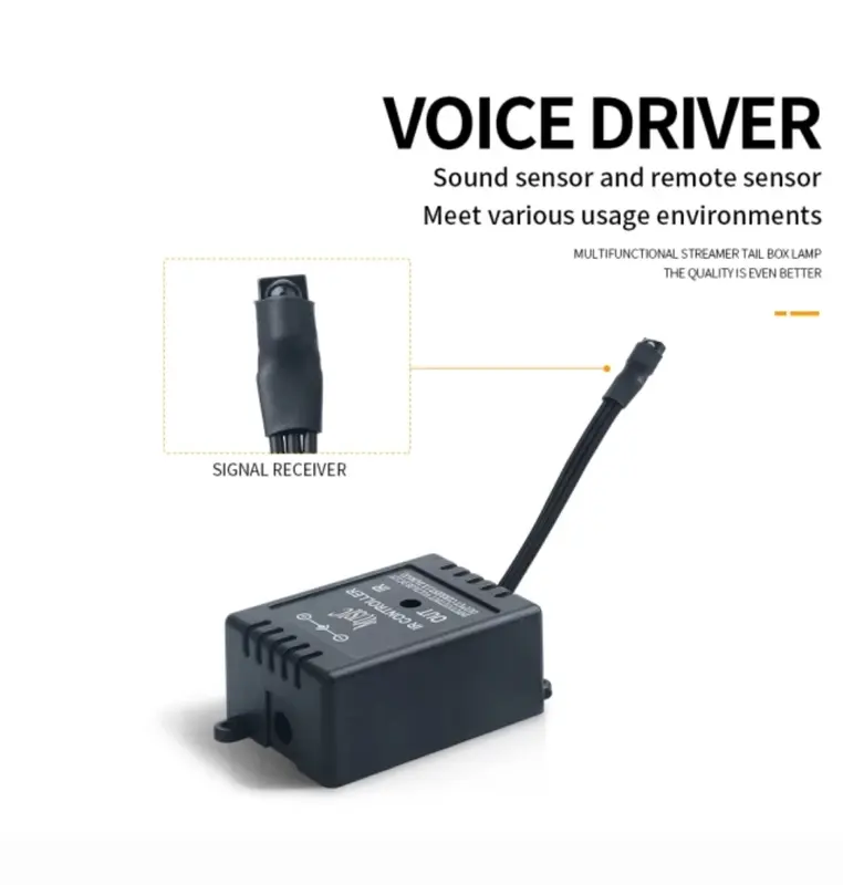 [Dapatkan Bonus] Lampu interior mobil LED dashboard + remote control sensor musik 3
