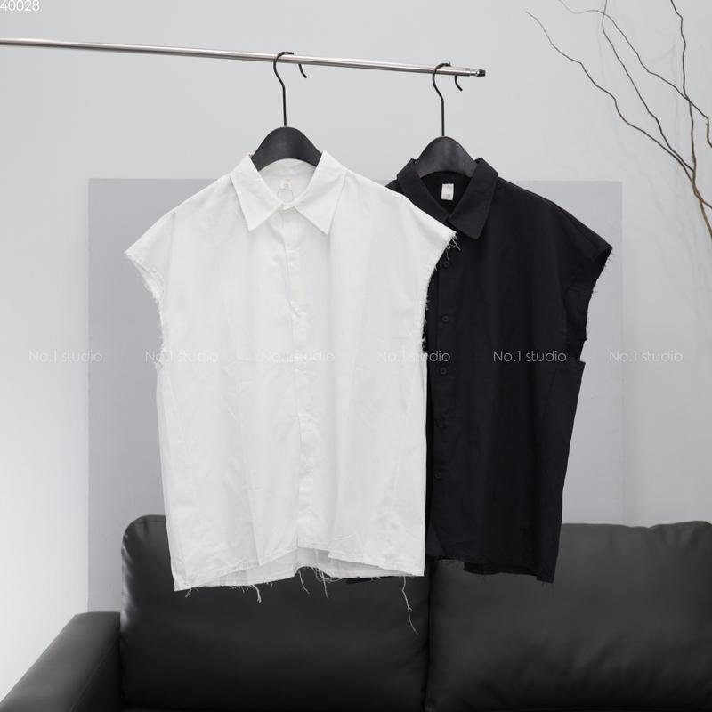 Áo Sơ Mi gile Up cotton cổ vuông 113/58