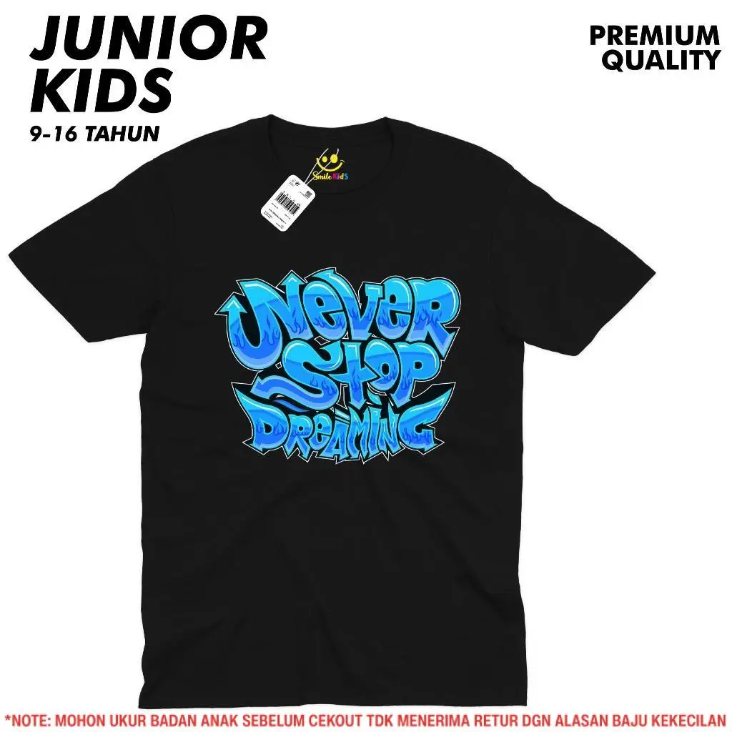 Kaos Junior Remaja Usia Tanggung 11-16 Tahun Grafiti Cotton Combed 30s High Quality Baju Katun Distro Anak Laki Laki Perempuan Anime Jepang Kartun Street Style Fashion