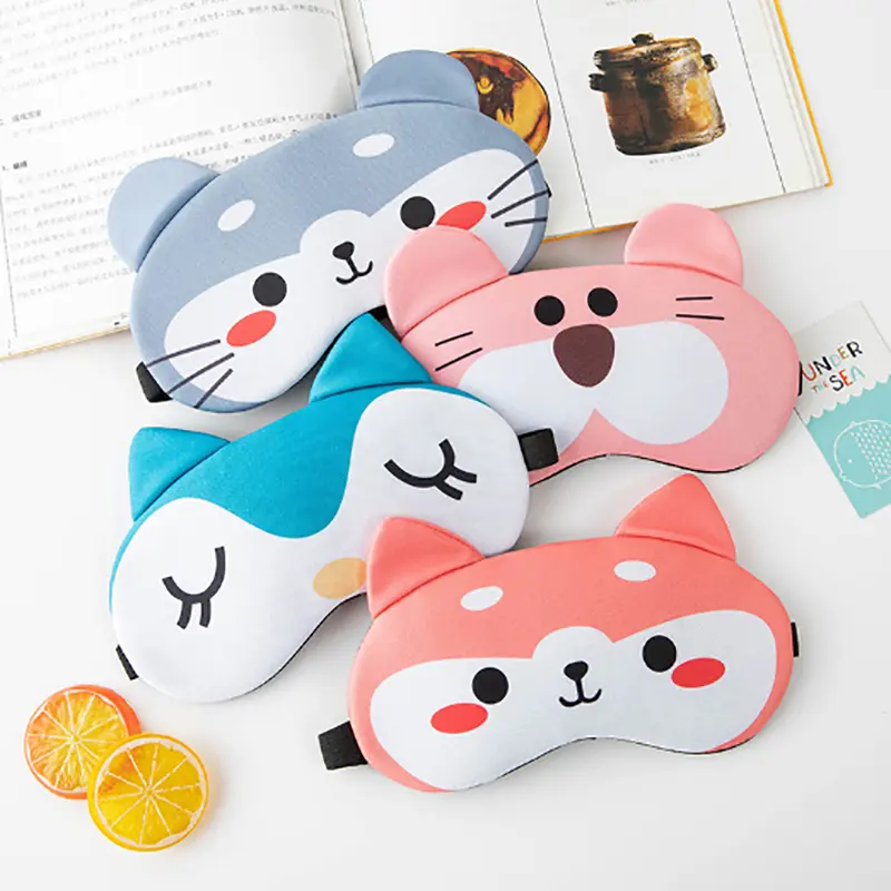 Mặt Nạ Mắt Ngủ, Thiết Kế Anime, Mắt Mù Dễ Thương, Mặt Nạ Che Mắt, Miếng Che Mắt, Thích Hợp Đi Du Lịch Và Sử Dụng Tại Nhà, Thư Giãn Mắt, Mặt Nạ Che Mắt 1