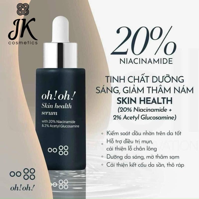 Serum Niacinamide 20% oh oh Skin Health 30ml (hàng cty)