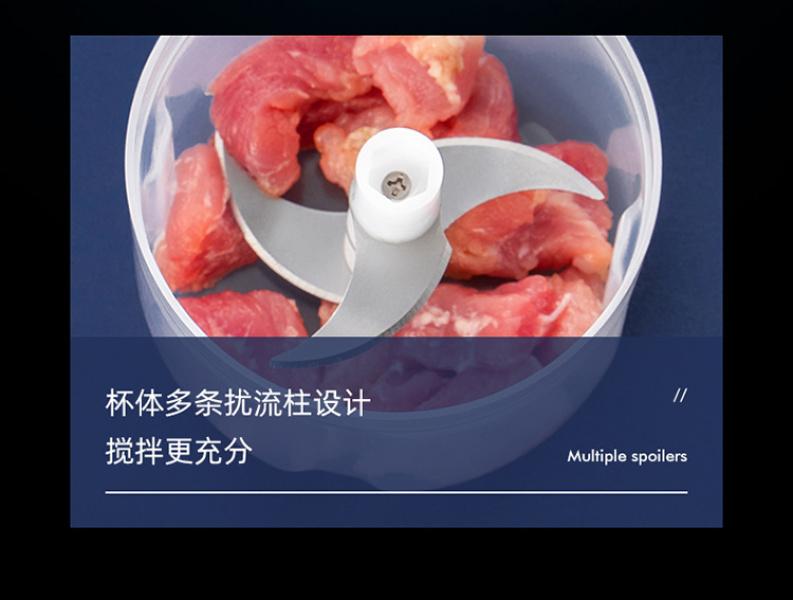 Product Introduction of Multifunctional Garlic Grater Mini Cooking Machine Meshed Garlic Device Electric Garlic Press Household Baby Food Supplement Cross-Border Gifts 11