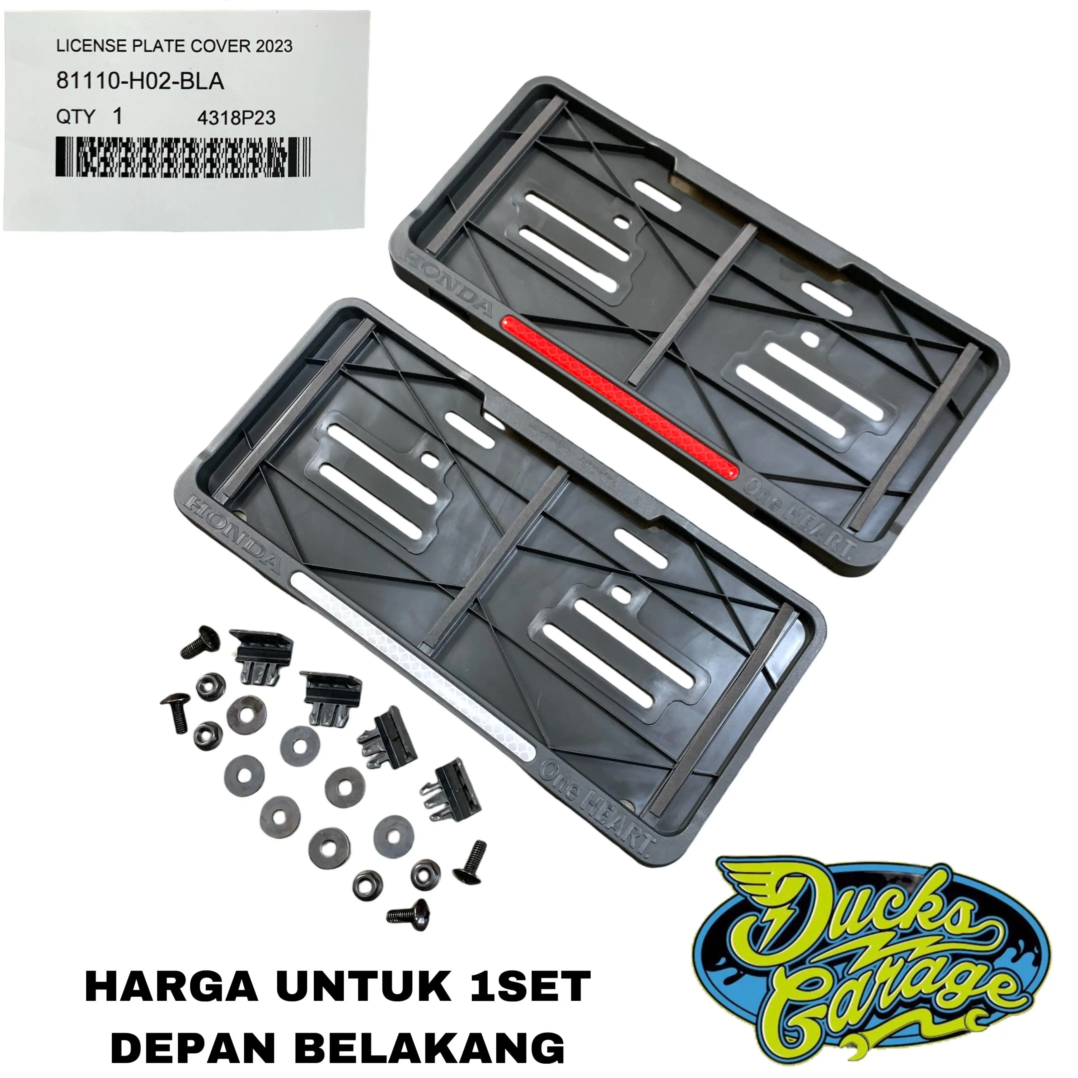 Cover Plat Nomor Motor Honda Original Universal