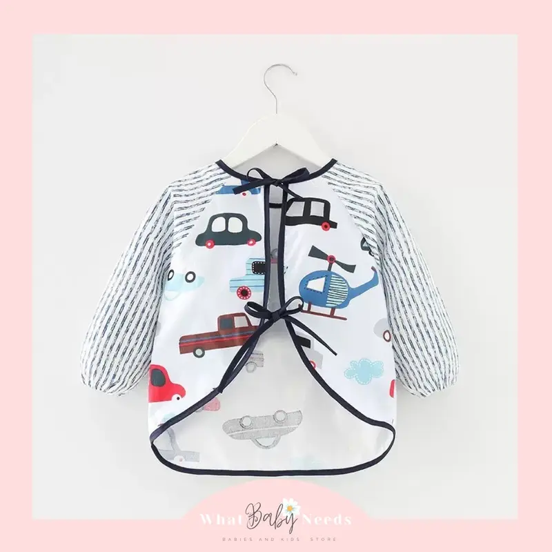 Yeona Waterproof Bib Celemek Baju Anak / Celemek Tahan Air / Slabber 2