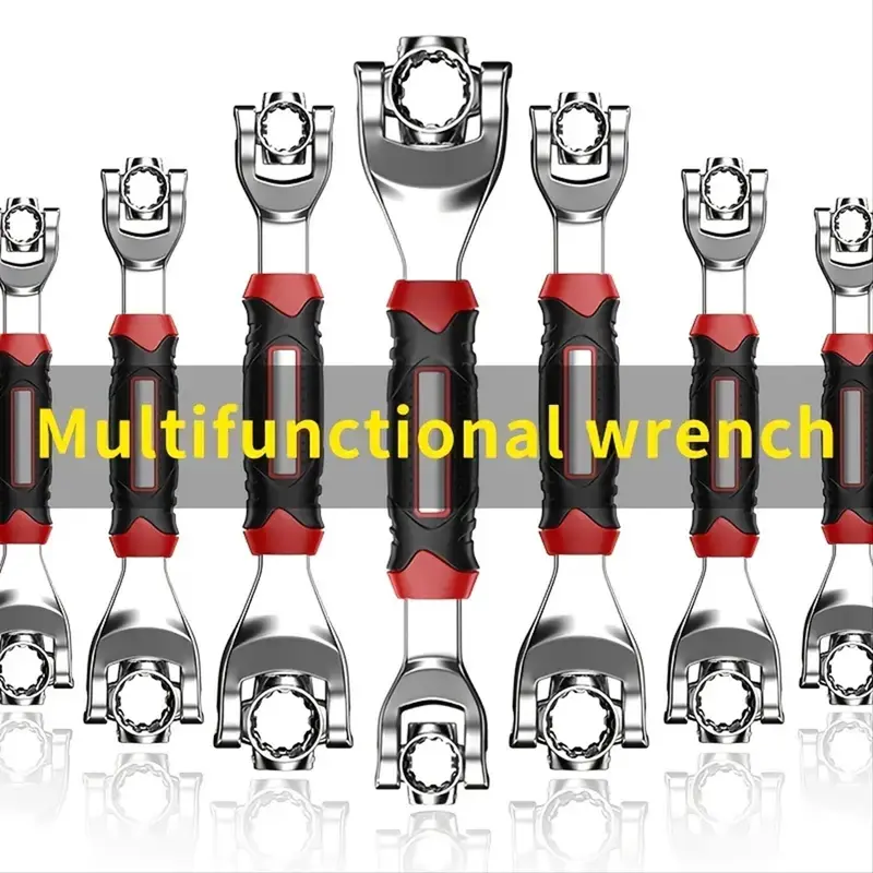360 Degree Multifunctional Socket Wrench, Multipurpose Metric Imperial Socket Wrench, Assembly & Disassembly Tools for Car Repair 7