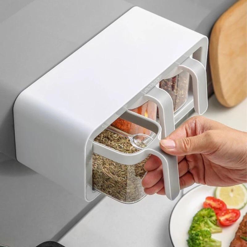 Product Introduction of Kệ Gia Vị Treo Tường ECOCO Cao Cấp, Hộp Gia Vị Chất Liệu Nhưa ABS, Chống Ẩm Mốc Mối Mọt 14