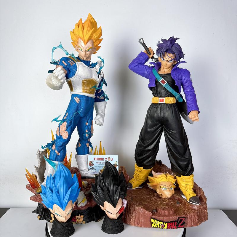Mô Hình Vegeta 4 Đầu Thay Thế Cao 55cm Có Đế trong Dragon ball - Ongchumohinh -MH096 Toy Đồ Chơi