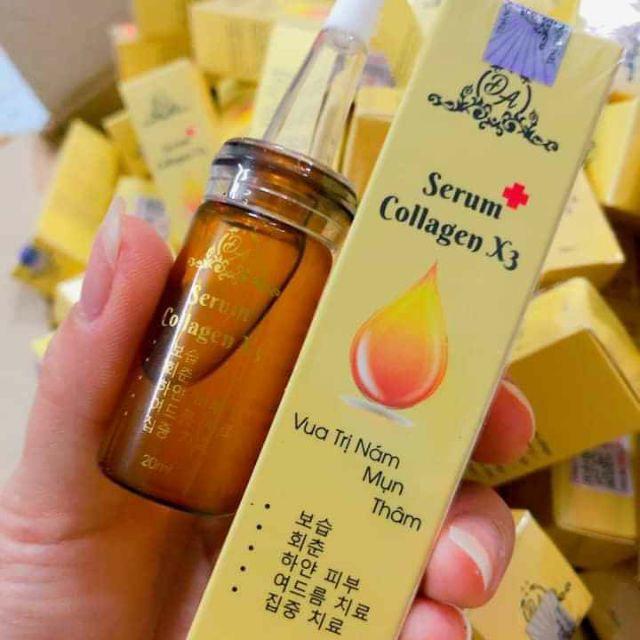 Combo Kem dưỡng trắng da Face Collagen X3 và Serum Collagen X3 mỹ phẩm Đông Anh 5