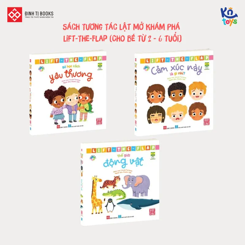 Sách Tương Tác Lật Mở Khám Phá - Lift The Flap (Cho bé từ 2 - 6 tuổi) – Đinh Tị Books 0