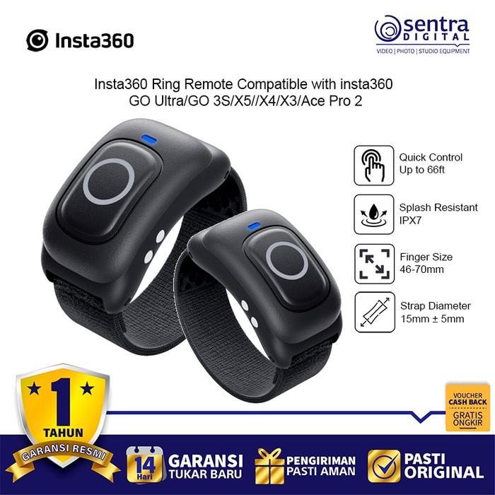 Gambar Insta360 Ring Remote Aksesori Kamera GO Ultra GO 3S X5 X4 X3 Ace Pro 2 dari Sentra Digital Kota Surabaya Tokopedia