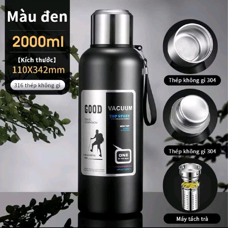 Bình Giữ Nhiệt Inox 316 Dung Tích Lớn 1000ml -2000ml  Thương Hiệu Uy Tín