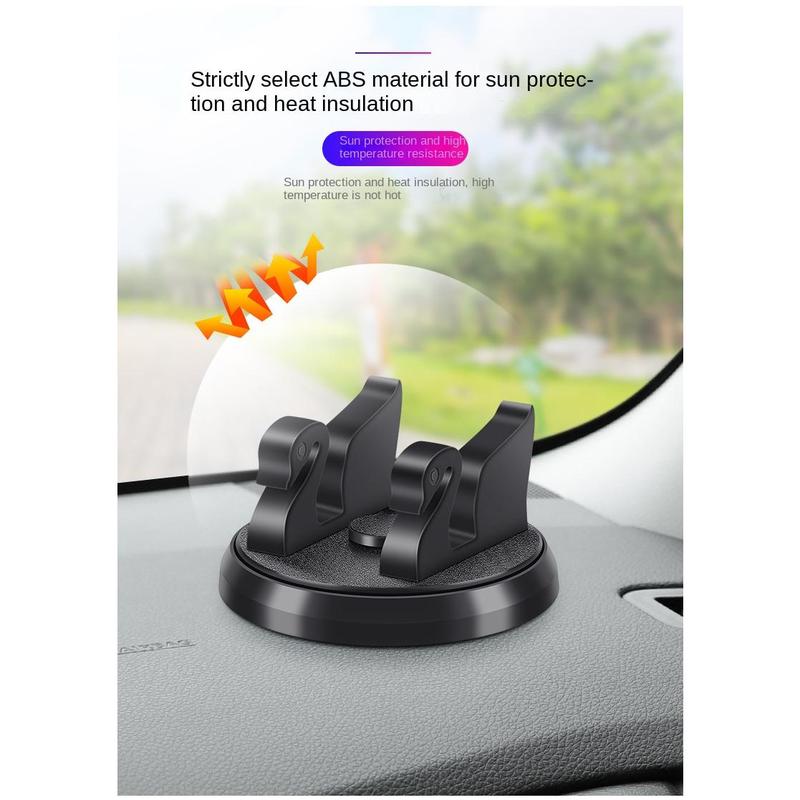 Giá Đỡ Điều Hướng Điện Thoại Di Động Gắn Trên Xe, Chất Liệu PVC, Xoay 360 Độ, Ổn Định Và Chống Trượt, Thích Hợp Cho Bảng Điều Khiển Ô Tô, Còn Hàng, Giá Đỡ Điện Thoại Ô Tô Phụ Tùng 9